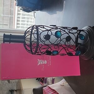 Pink Zebra - Wine Bottle Accent Shade